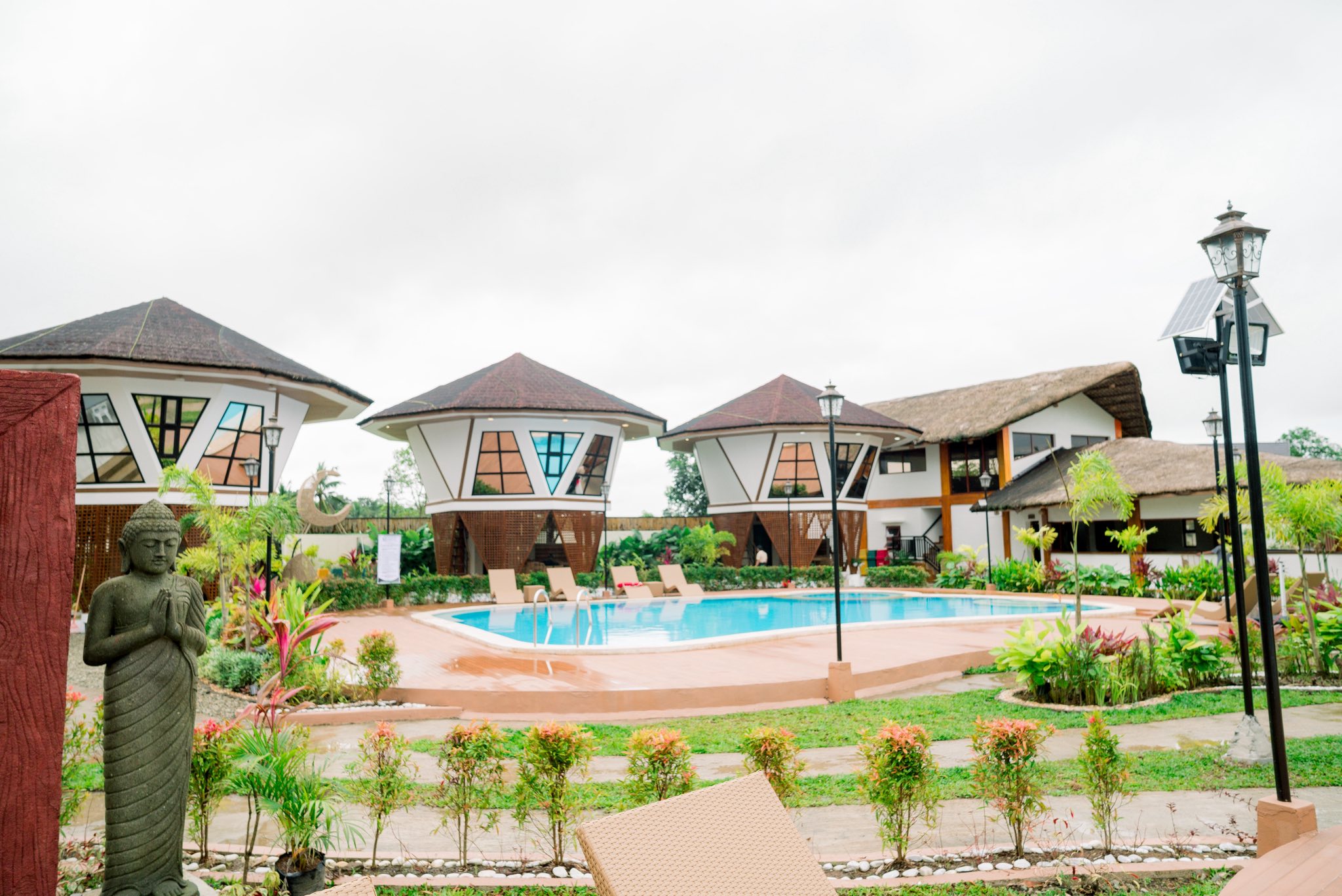 Pool and gardens
