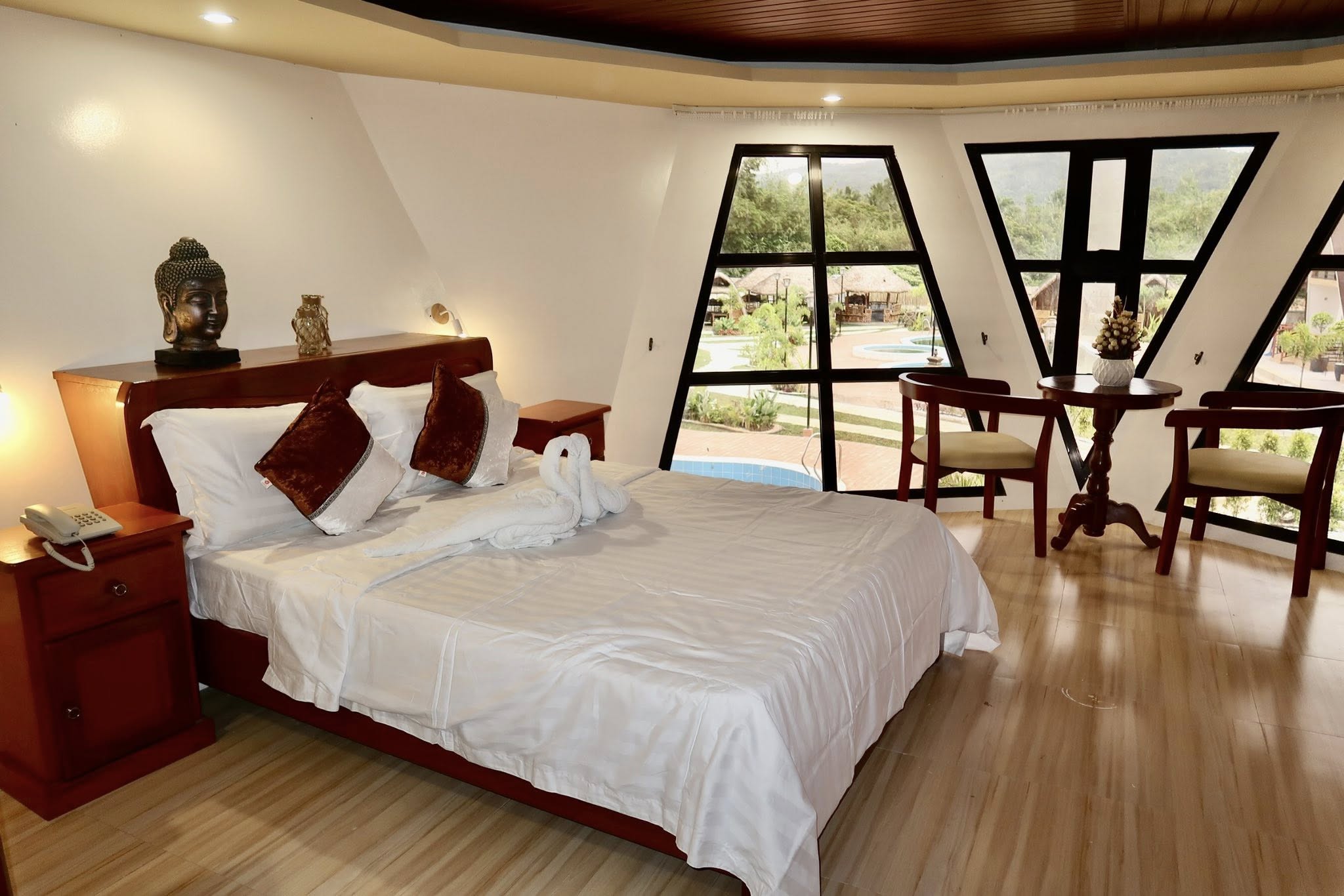 Salakot Room — panoramic pool view